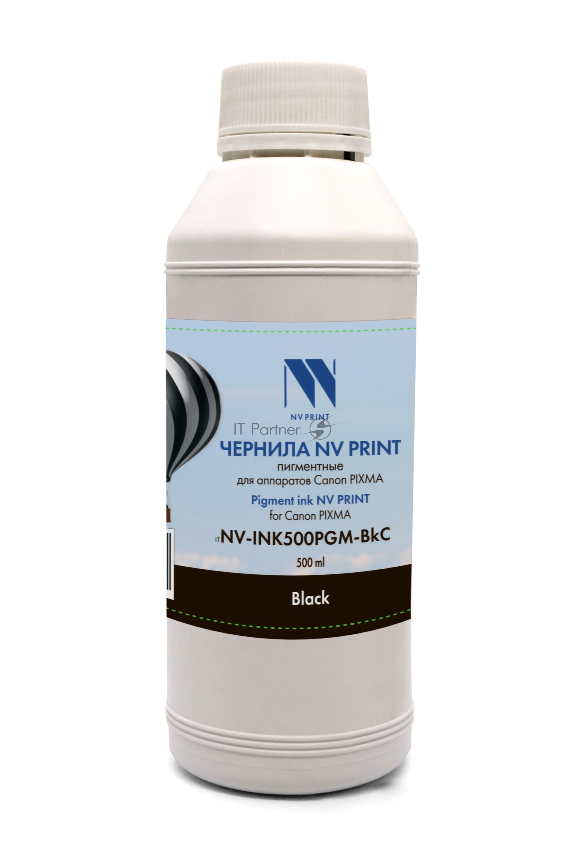 Чернила NV Print NV-INK500PGM-BkC Black