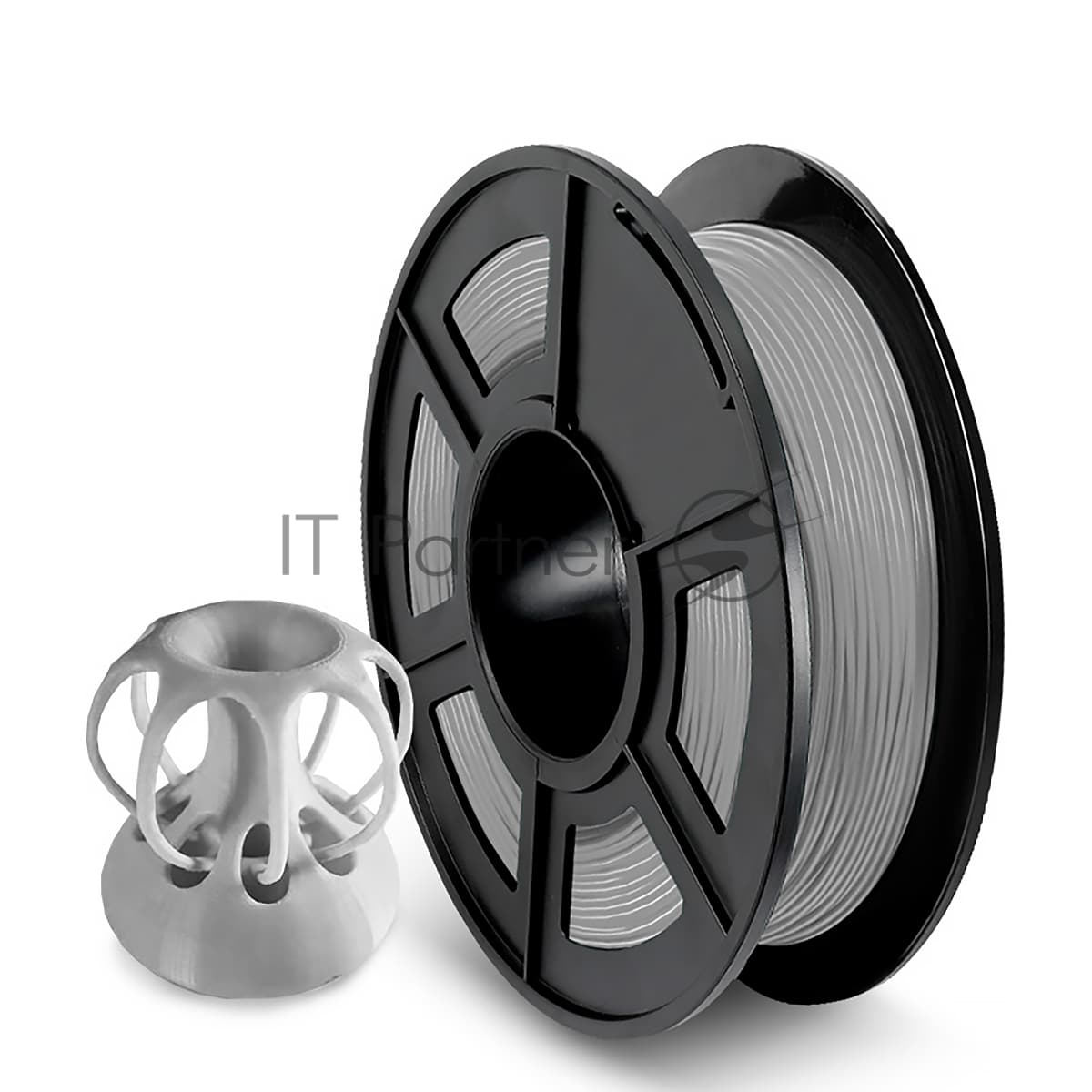 -/ Филамент NVPRINT TPU Grey для 3D печати диаметр 1.75мм длина 165 метров масса 0,5 кг