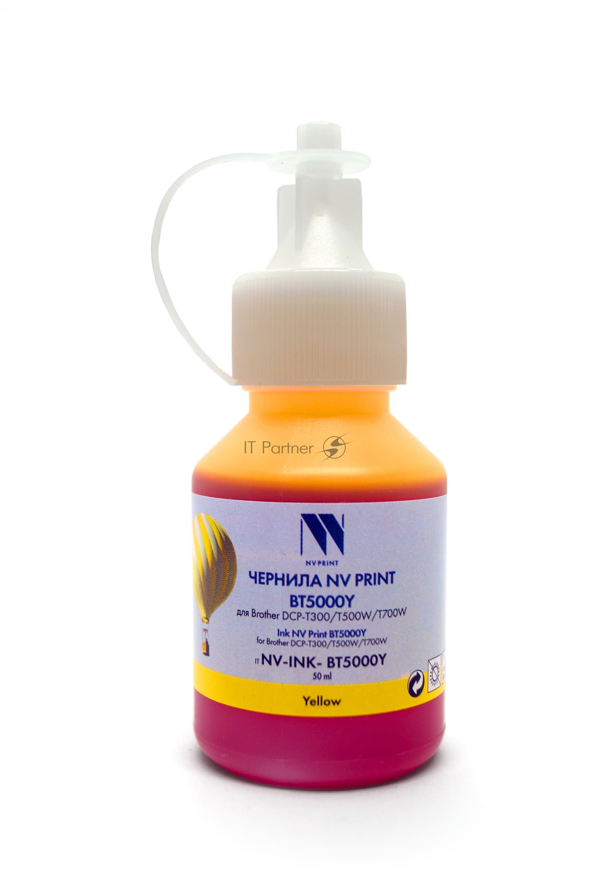 NV-INK-BT5000Y Чернила NV PRINT BT5000Y для Brother (50 мл) Yellow