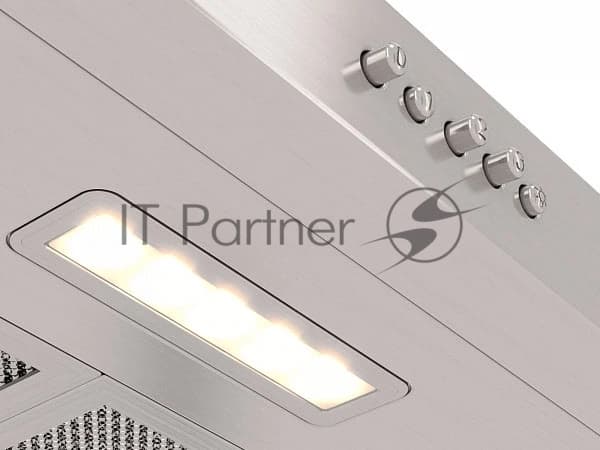 Вытяжка подвесная Elikor ECO XS 60 серебристая, 59.5 см, 400 куб. м/ч, 55 дБ