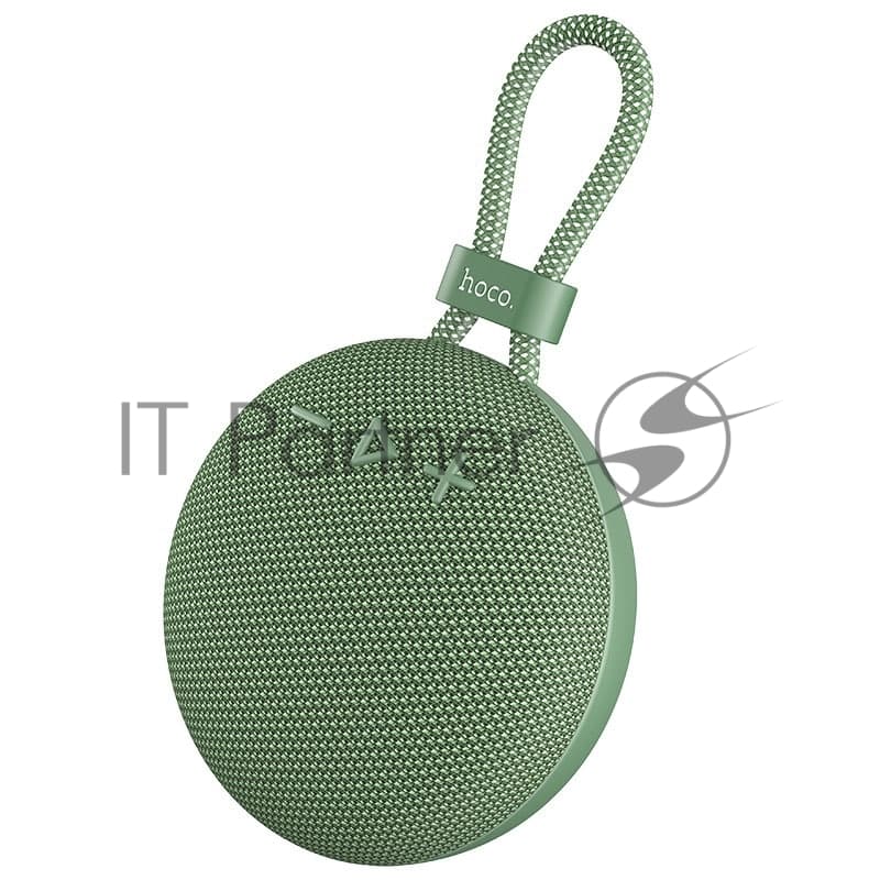 Портативная колонка круглая HOCO BS60 зеленый