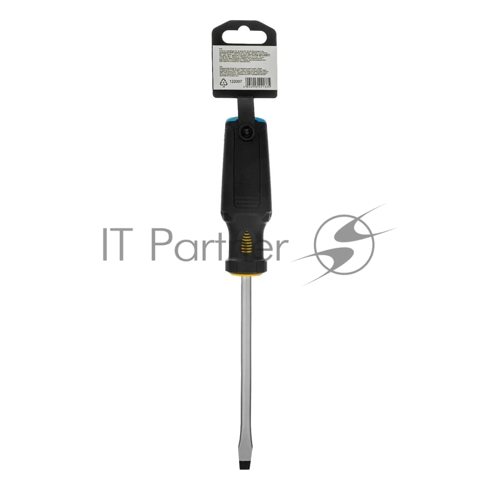 Отвертка Denzel SL8x150 мм, S2, 3к рукоятка