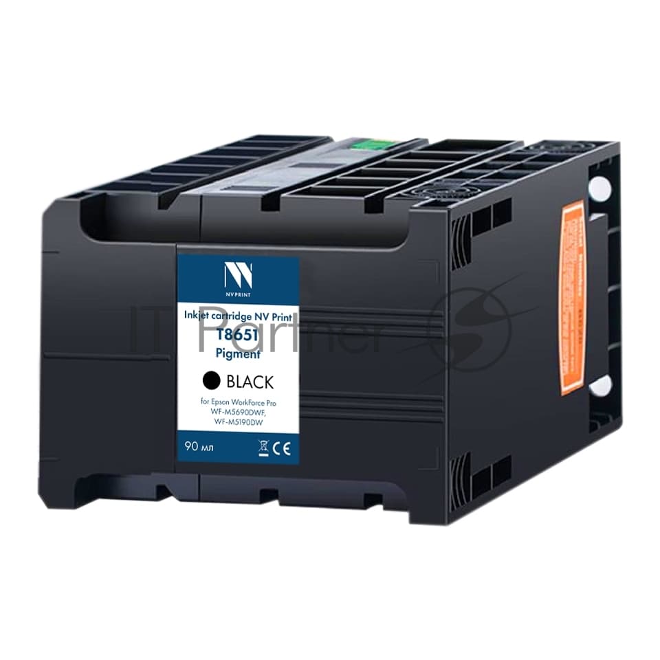 -/ Струйный картридж NV Print T8651 (NV-C13T865140) Black для Epson WorkForce Pro WF-M5690DWF, WF-M5190DW (10 000 стр) совместимый