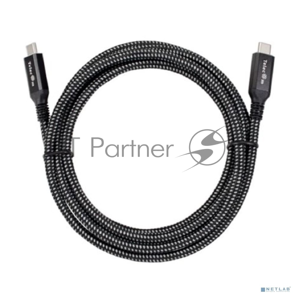 Кабель USB4 TypeCM/CM 8K@30Hz, 40Gbps, PD 240W, медь Telecom 2м TUS840-2M