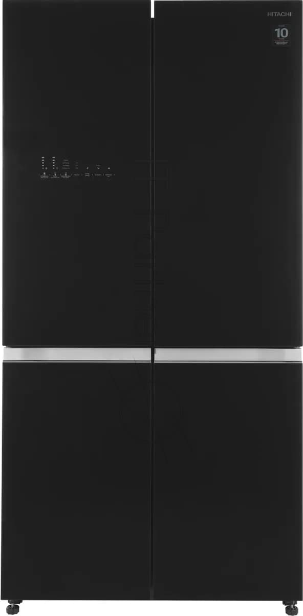 Холодильник Hitachi R-WB820VUC2 GBK 3-хкамерн. черный инвертер