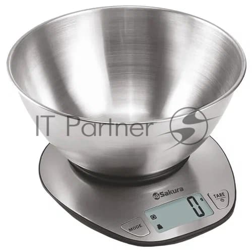 Весы кухонные Sakura SA-6064 5кг элек нерж