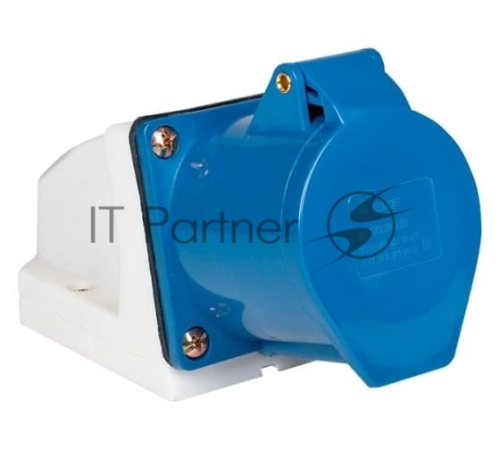 Розетка стационарная наружная 123 2Р+РЕ 32А 220 В IP44 PROxima EKF ps-123-32-220-PRO
