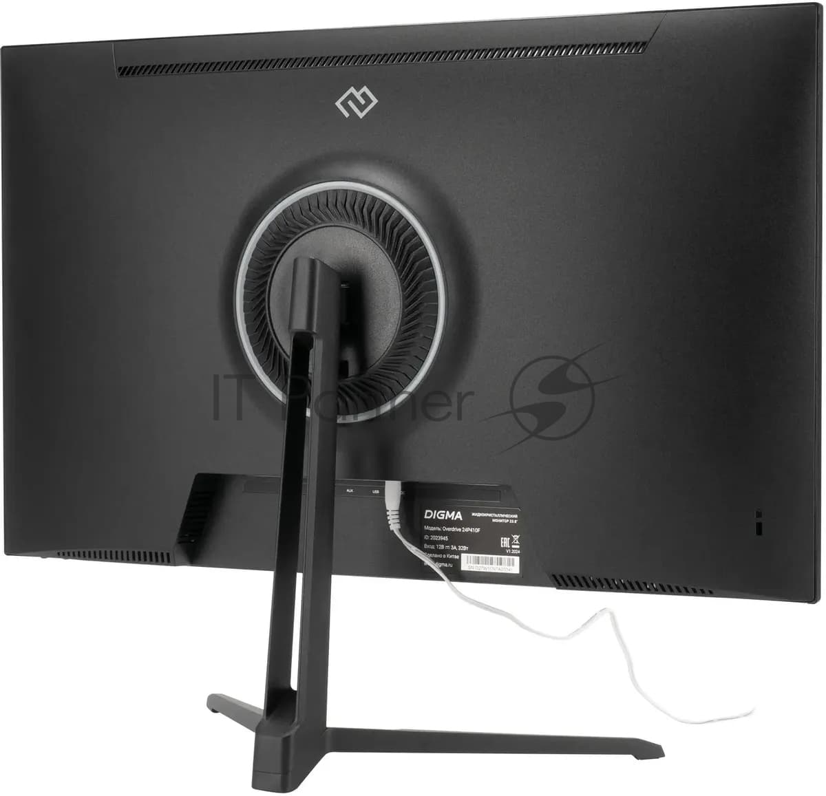 Монитор 23.8" Digma Overdrive 24P410F IPS 1920x1080, 200 Гц, 2 мс, 16:9, 300 кд/м2, 1xHDMI, 1xDP, 1xUSB, 1x3.5 мм, черный