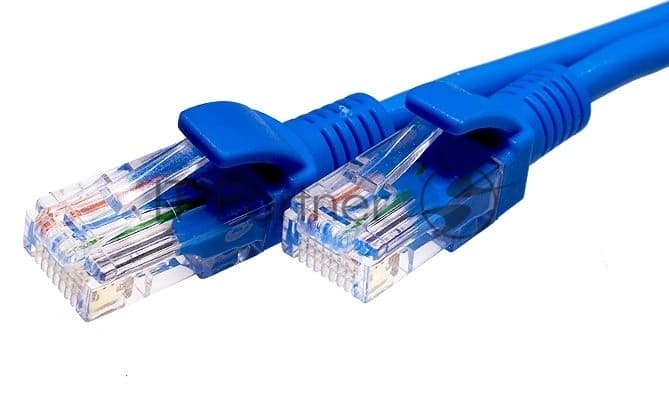 Патч-корд Suprlan 10-0148 UTP RJ-45 вил.-вилка RJ-45 cat.5e 2м синий LSZH 24AWG