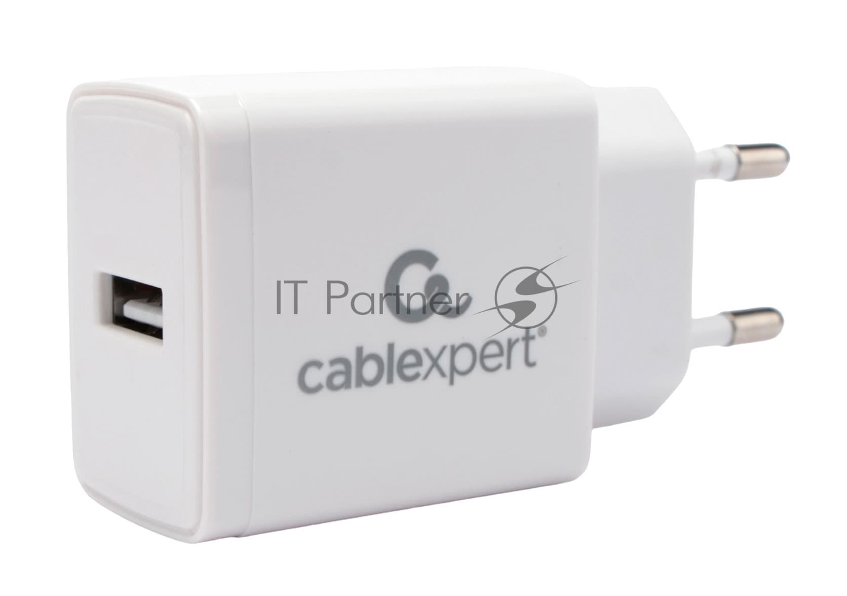 Сетевое зарядное устройство Cablexpert MP3A-PC-56, 5Вт, 1А, 1хUSB, белый, пакет