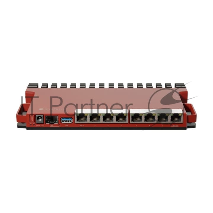 MikroTik L009UiGS-RM Маршрутизатор управляемый L2, 8x1 Гбит/с, SFP 1x2.5 Гбит/с, 1xUSB 3.0, IP20, установка в стойку 1U