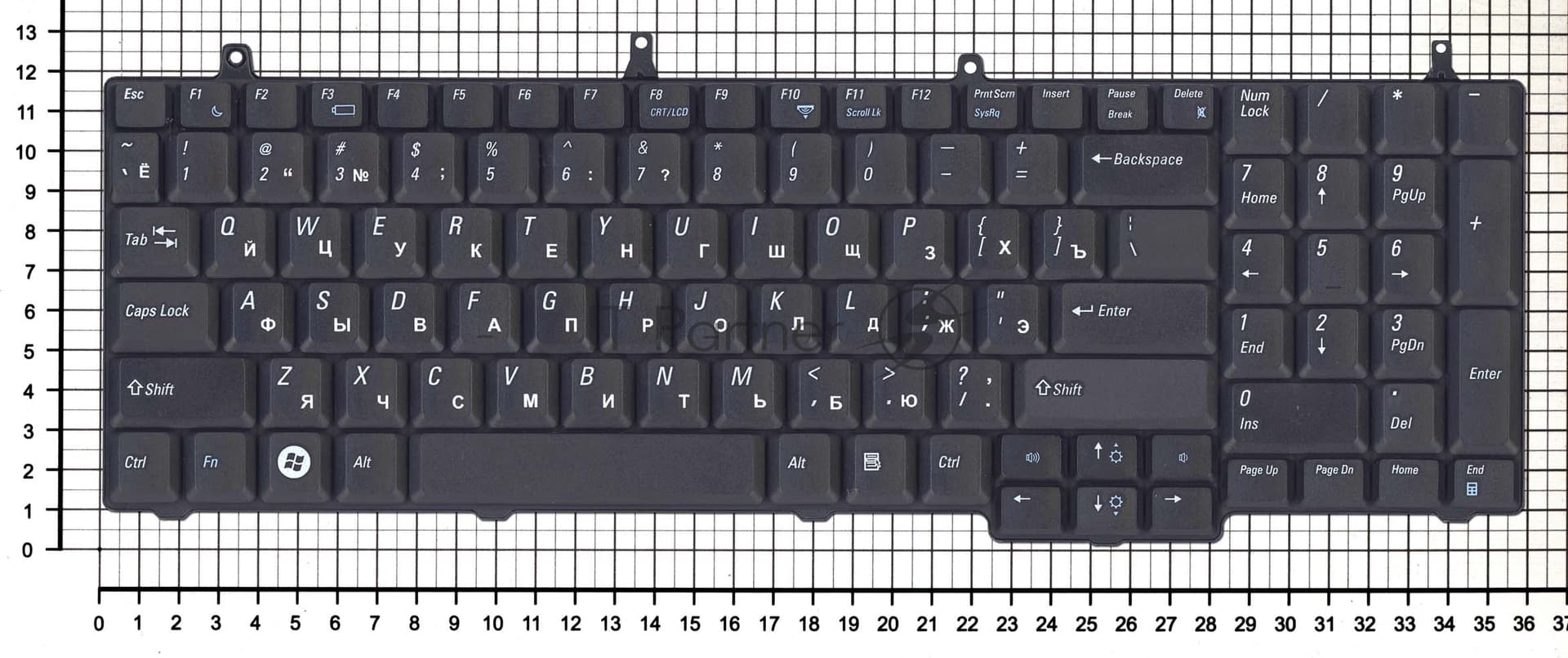 Клавиатура для ноутбука Dell Vostro 1710 1720