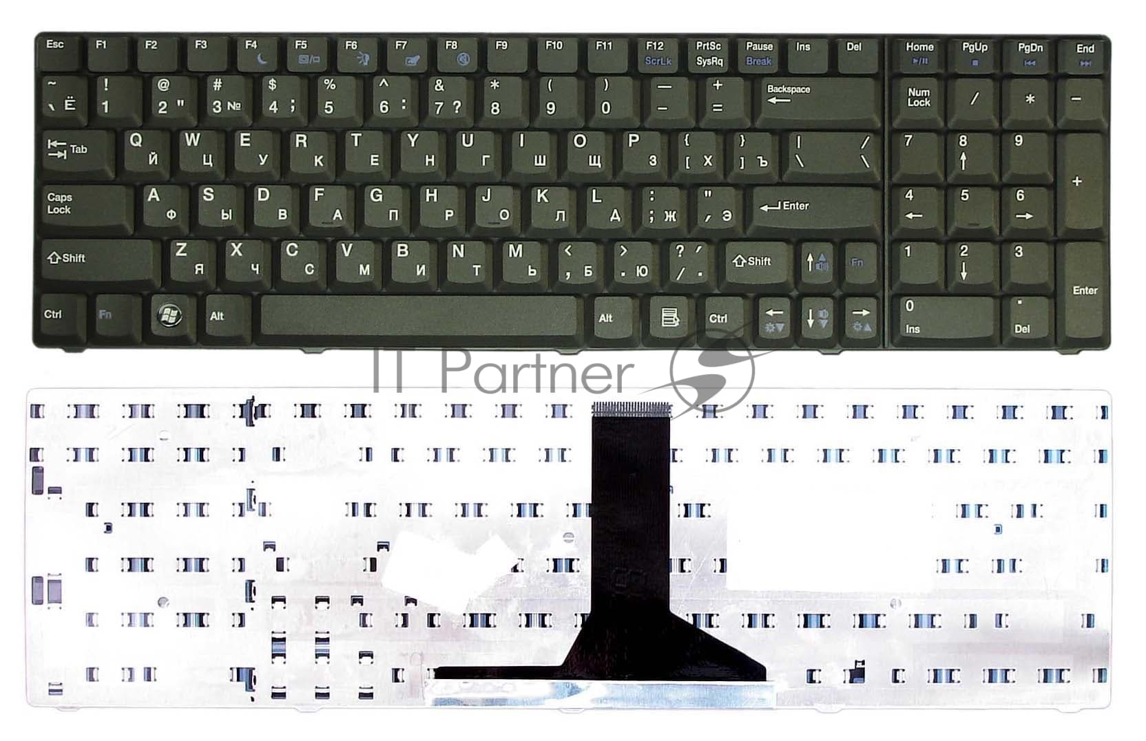 Клавиатура для ноутбука Acer eMachines G620 G720 G520 черная