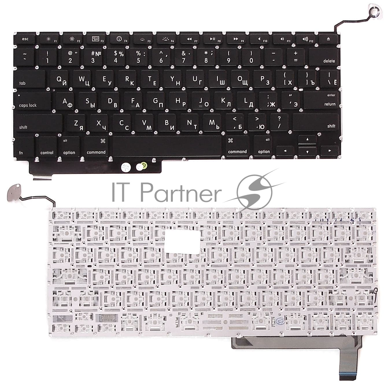 Клавиатура для ноутбука MacBook A1286 с SD плоский ENTER