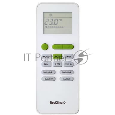 Кондиционер напольно-потолочный Neoclima NS/NU-36CT3 36000 BTU, 105 м², 40 дБ, охлаждение, обогрев, белый
