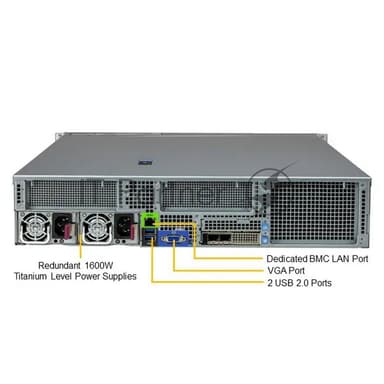 Серверная платформа SuperMicro SYS-221H-TN24R 2U Hyper with 24 hot-swap 2.5"; NVMe/SAS/SATA bays and 4 PCIe 5.0 x16 slots + up to 2 PCIe 5.0 x16 AIOM slots
