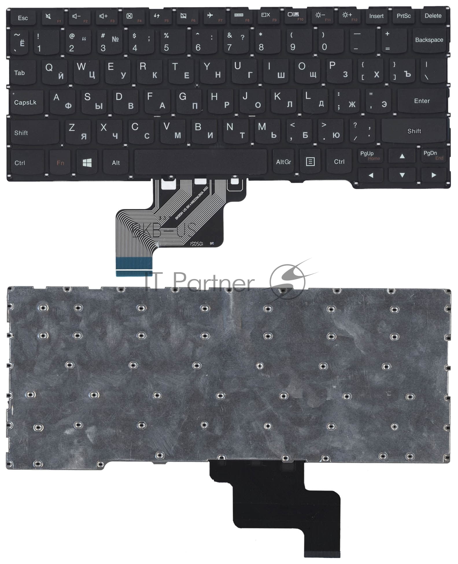 Клавиатура для ноутбука Lenovo Yoga 3 11 300-11IBR 300-11IBY 700-11ISK, черная
