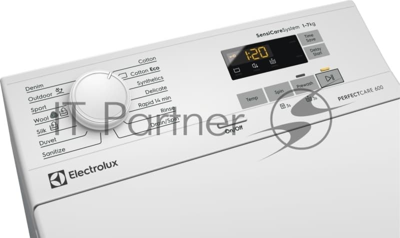 Стиральная машина Electrolux EW6TN5061F белый, загрузка вертикальная 6 кг, 1000 об/мин., класс: D