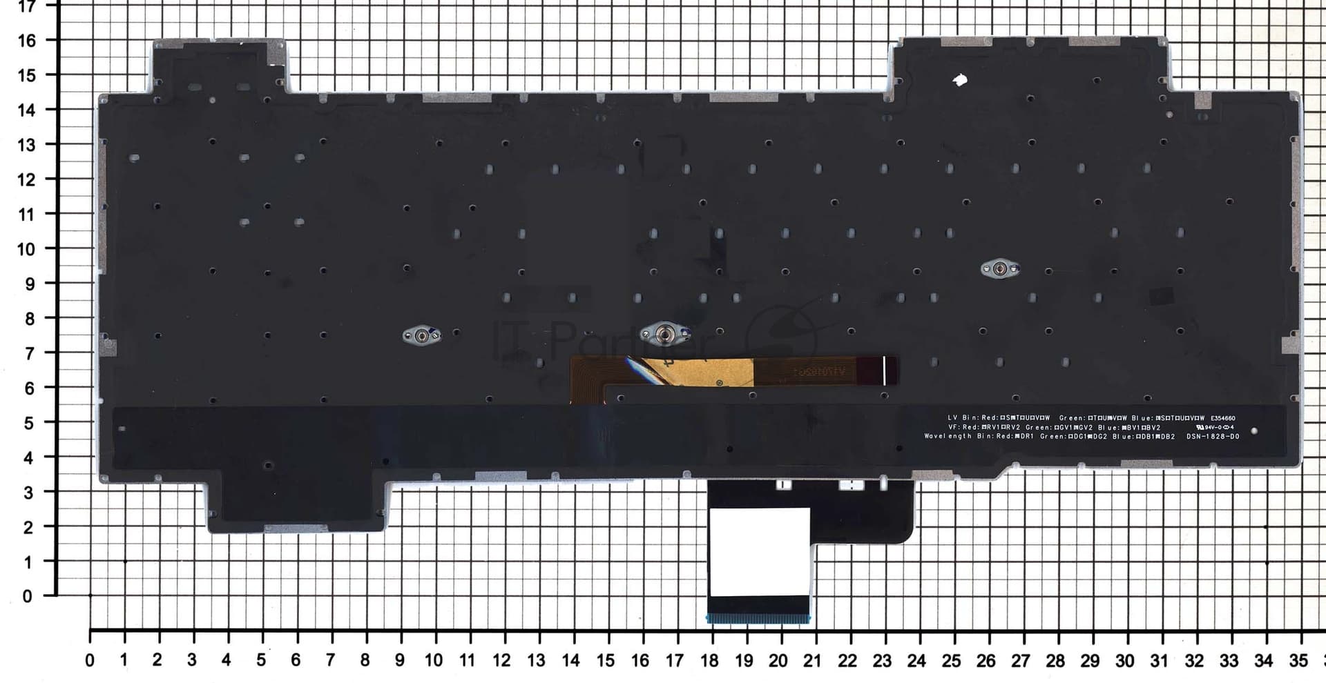 Клавиатура для ноутбука Asus ROG GL704 черная с подсветкой