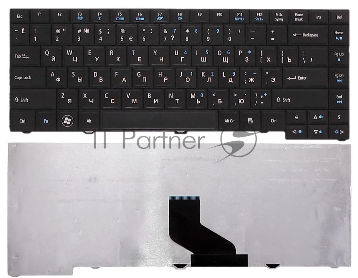 Клавиатура для ноутбука Acer Travelmate 4750 черная