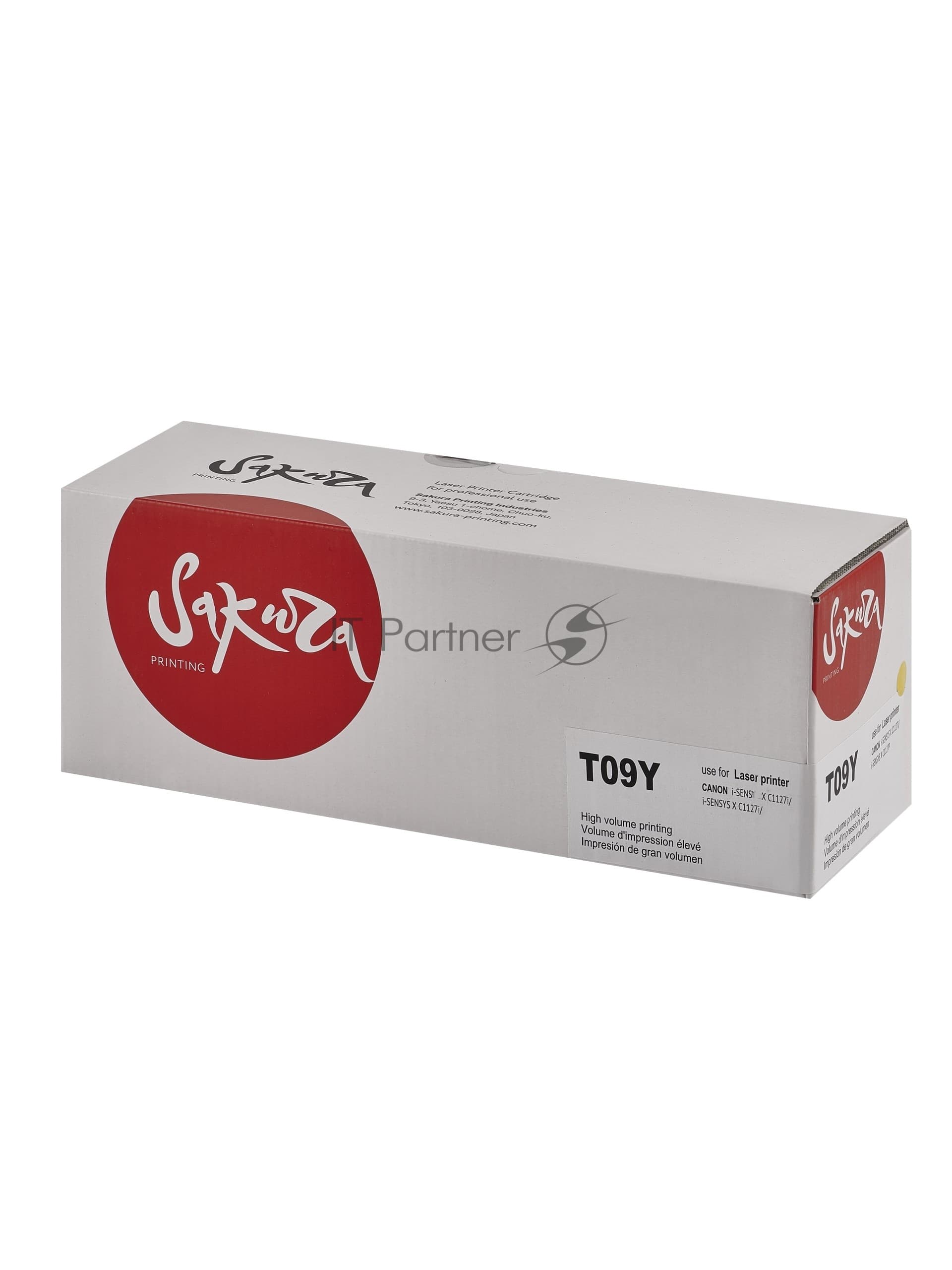 Картридж Sakura T09Y (3017C006) для Canon, желтый, 5900 к.