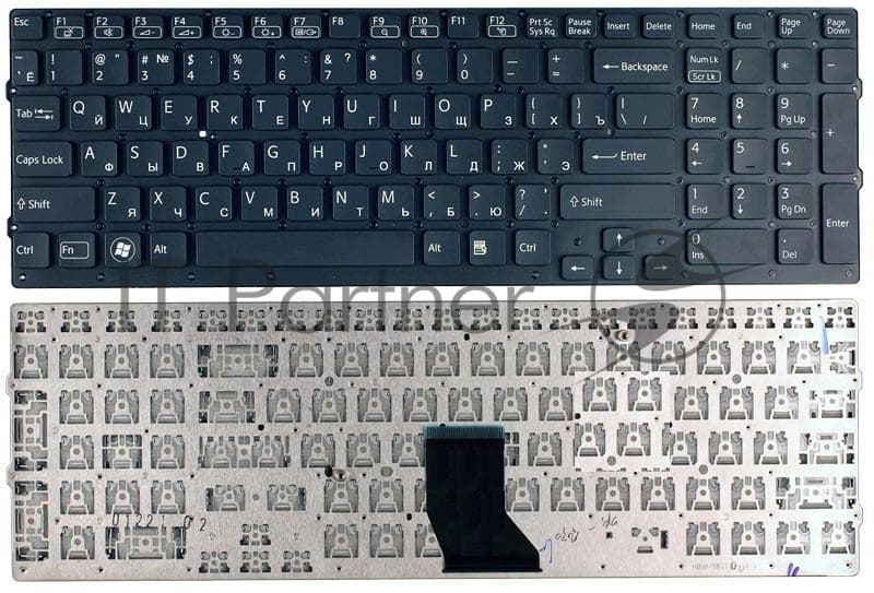 Клавиатура для ноутбука Sony Vaio VPC-CB VPC-CB17 черная