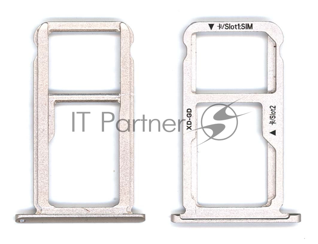 Лоток для SIM-карты Huawei GR5 2017 золотой