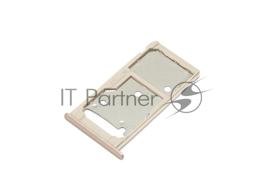 Лоток для SIM-карты Huawei Y7 2017 золотой