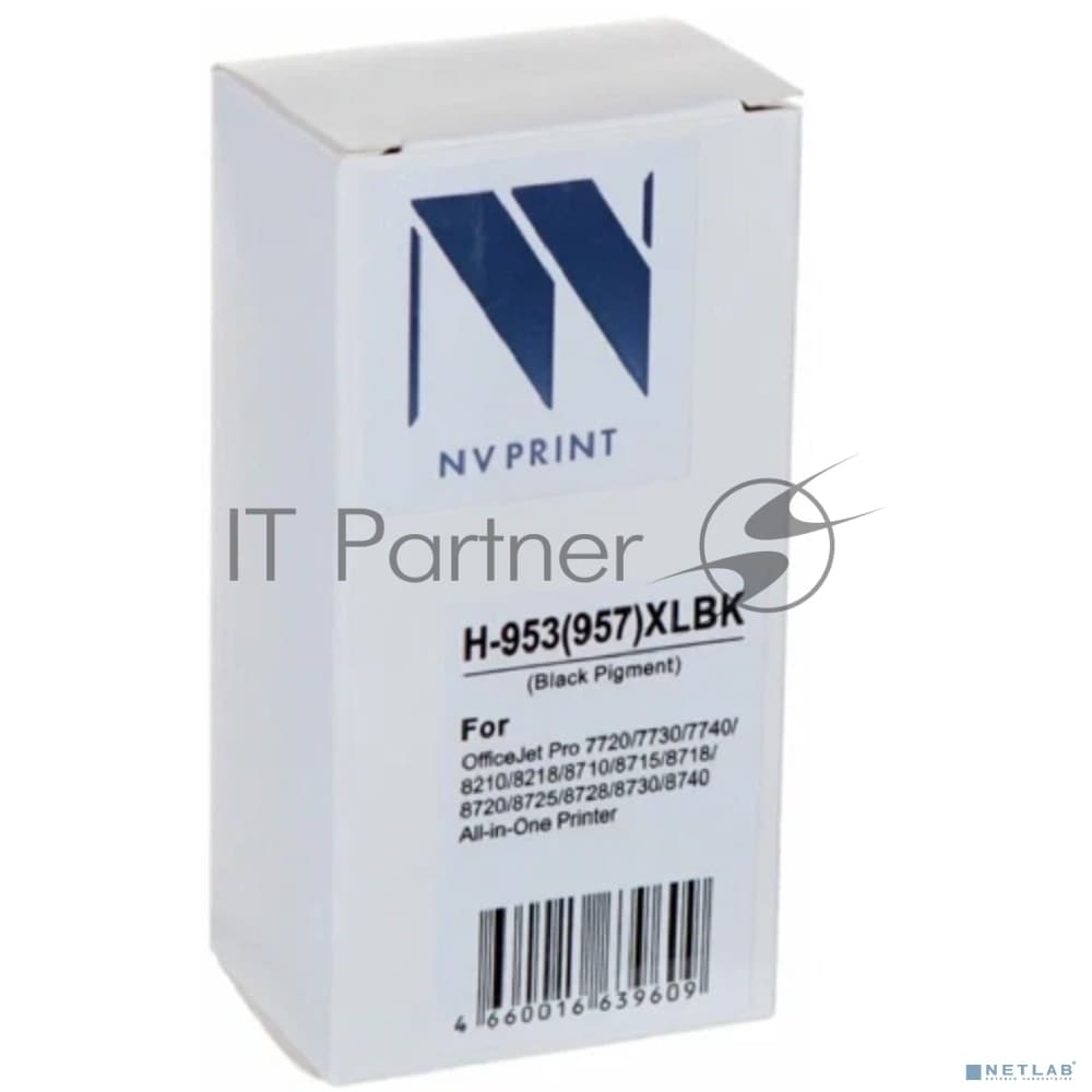 -/ Струйный картридж NV Print 953(957)XLBK (NV-L0S70AE) Black для HP OfficeJet Pro 7720, 7730, 7740, 8210, 8218, 8710, 8715, 8720, 8725, 8730 (2000 стр) совместимый