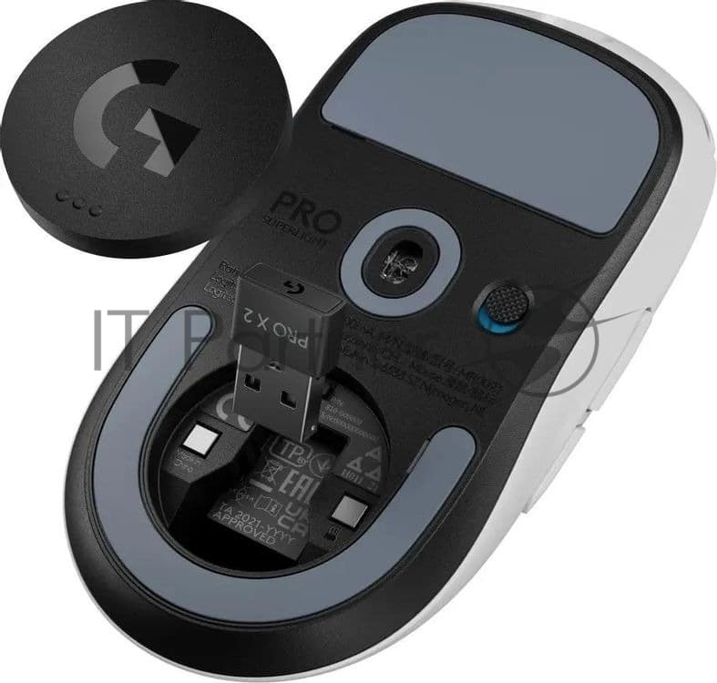 Мышь беспроводная Logitech G PRO X SUPERLIGHT 2 белый, 32000 dpi, радиоканал, USB, кнопки - 5