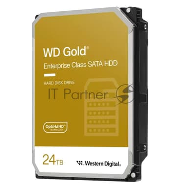 Жесткий диск Western Digital 3.5"; 24Tb WD241KRYZ Gold SATA3, 512Mb, 7200 rpm