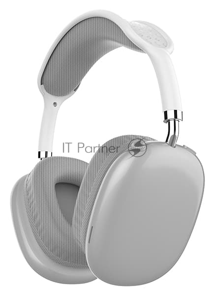 Беспроводные/проводные наушники QUMO Emotion BT 0090 серебро, накладные, Bluetooth + проводной, до 10 ч