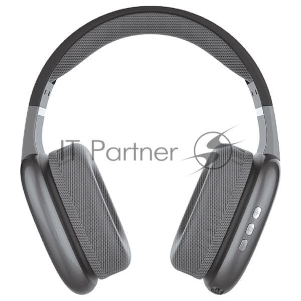 Беспроводные/проводные наушники QUMO Sense BT 0080 серый, накладные, Bluetooth + проводной, до 10 ч
