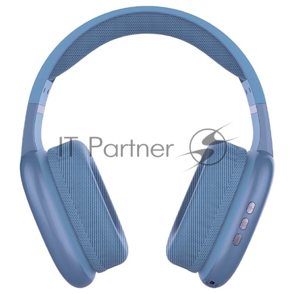 Беспроводные/проводные наушники QUMO Sense BT 0083 темно-синий, накладные, Bluetooth + проводной, до 10 ч