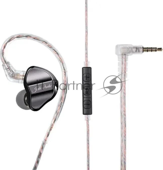 Гарнитура внутриканальные Fiio JD1 1.2м черный проводные в ушной раковине