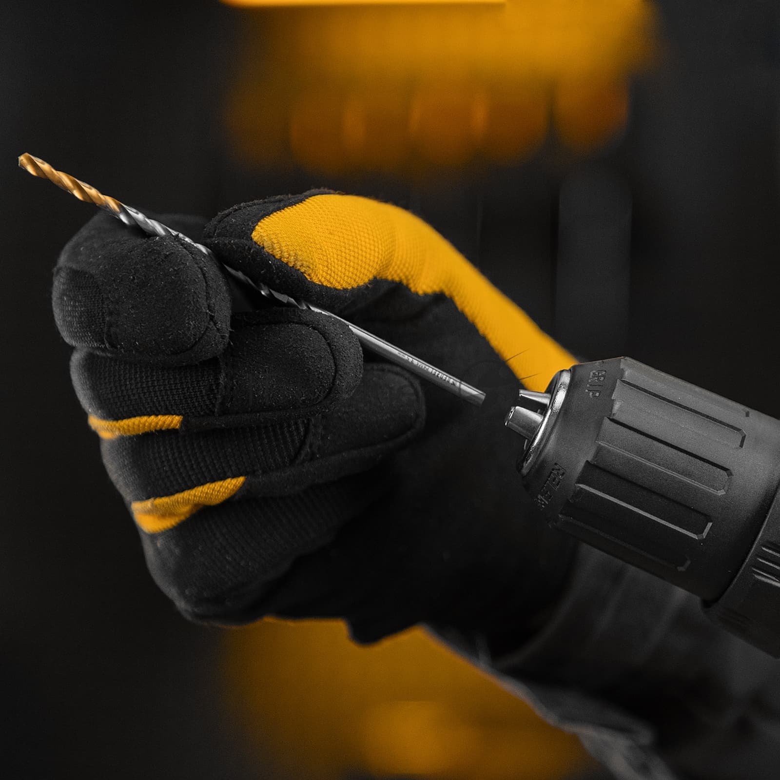 Сверло спиральное по металлу Denzel 3,5 х 112 мм, Р6М5, Golden Tip, удлиненное, 2 шт.
