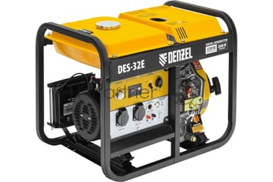 Электрогенератор дизельный Denzel DES-32E, 3.2 кВт, 110 дБ, 78.9 кг