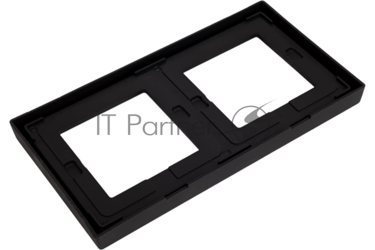 Рамка 2-м ArtGallery IP44 карбон SE GAL441002