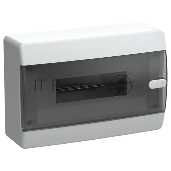 Корпус пластиковый IEK UNION Compact ЩРН-П-12 IP41 черная прозрачная дверь (UIC-KP12-N-12-41-K01)
