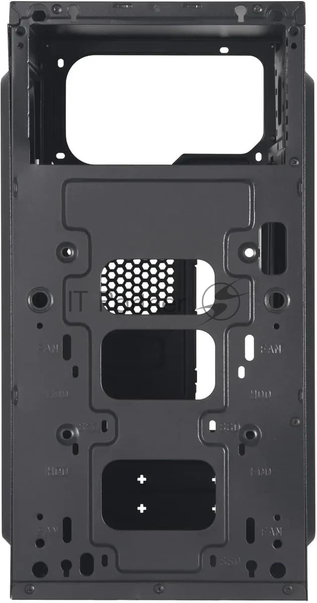 Компьютерный корпус Digma DCC-MN302 черный без БП mATX 1x80мм 2x120мм 1xUSB2.0 1xUSB3.0 audio