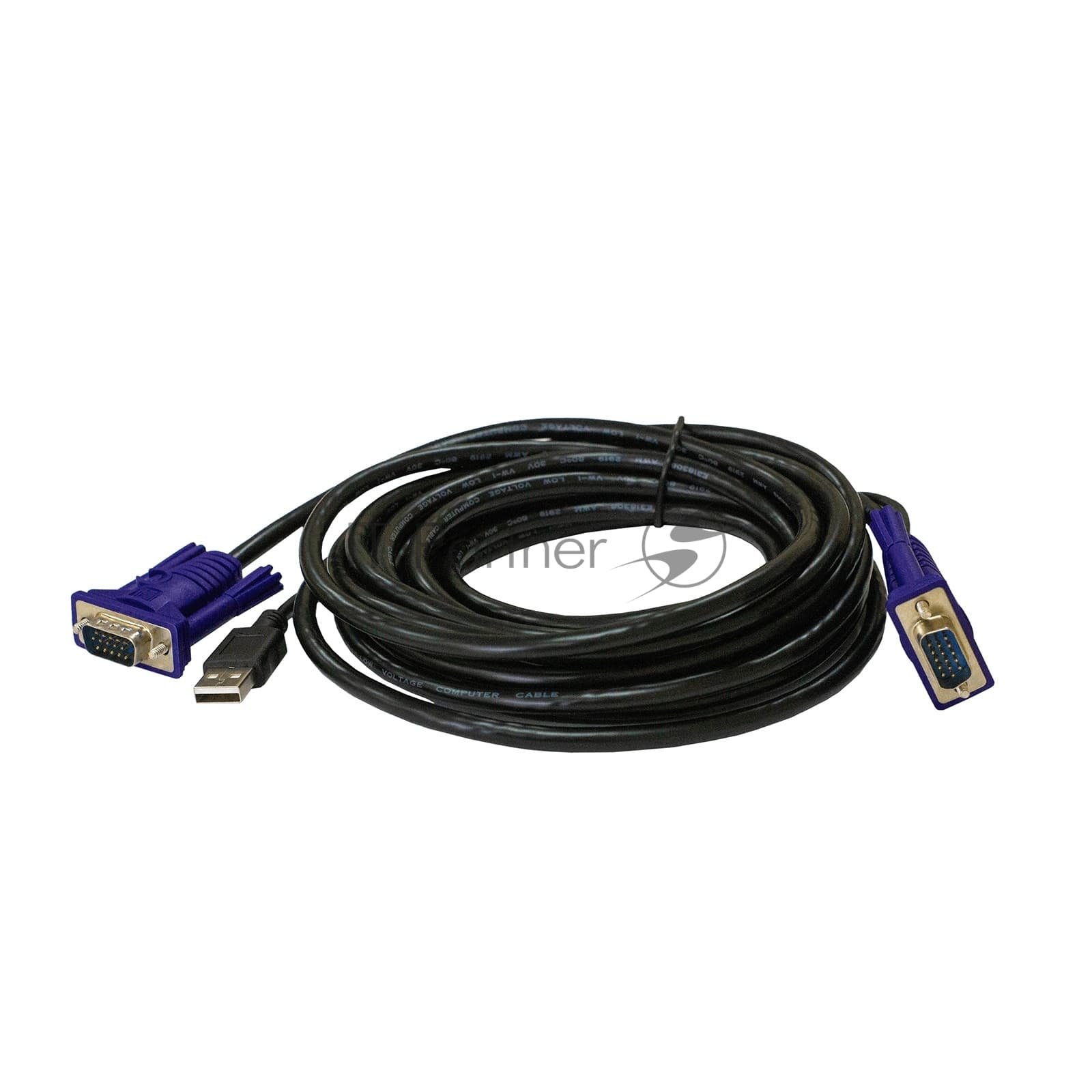 Кабель KVM Origo OKVMCU3 3м черный VGA-USB (m) (OKVMCU3/A1A)