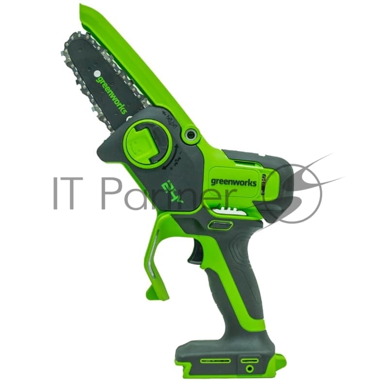 Цепная пила Greenworks G24MCS10 дл.шины:4"(10cm) 1аккум. 2Ач ЗУ (2008207UA)