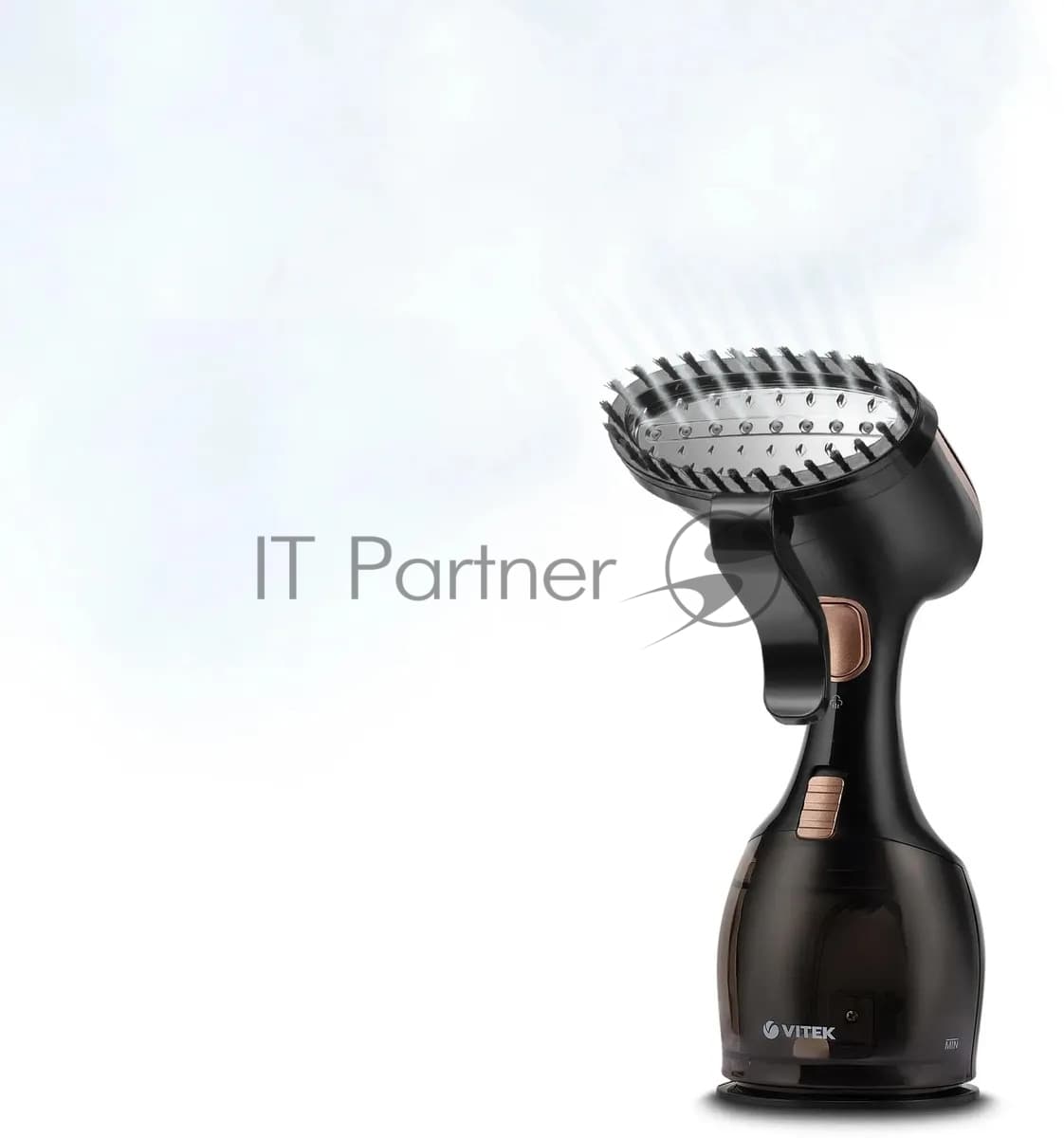 Отпариватель ручной Vitek VT-2440 1500Вт черный/золотистый
