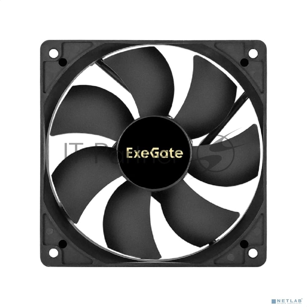 Вентилятор для корпуса ExeGate EX12025S3P-24 черный, 120 мм, 2100 об/мин, 35 дБ, 3 pin