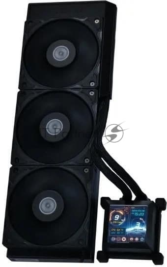 Система жидкостного охлаждения Lian-Li HydroShift LCD 360S Soc-AM5/AM4/1700 черный 4-pin 29.8dB Al+Cu LCD 330W Ret (G89.GHSLCD36SB.R0)