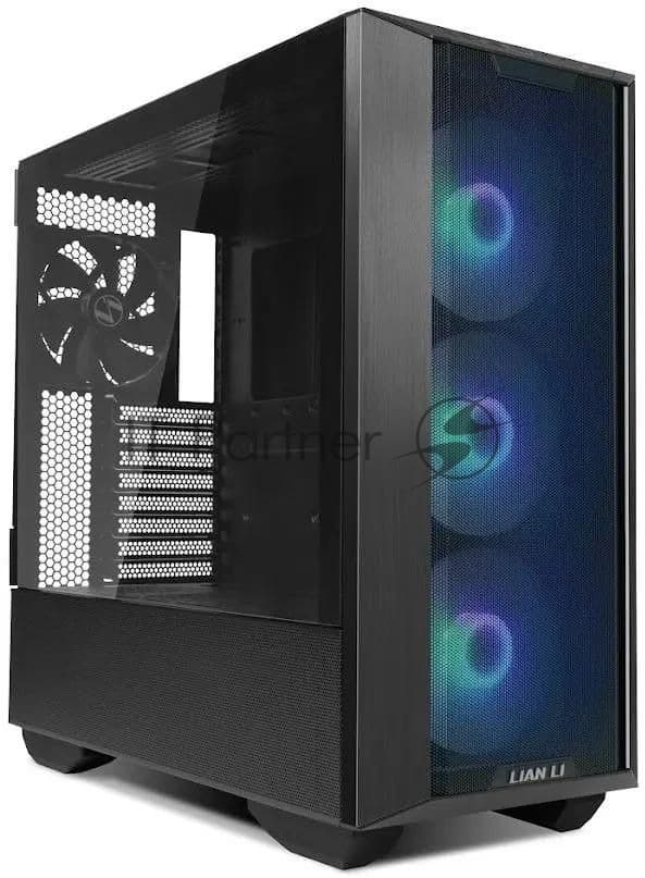 Компьютерный корпус Lian-Li Lancool III RGB черный без БП ATX 10x120мм 3x140мм 2xUSB 3.0 audio bott PSU