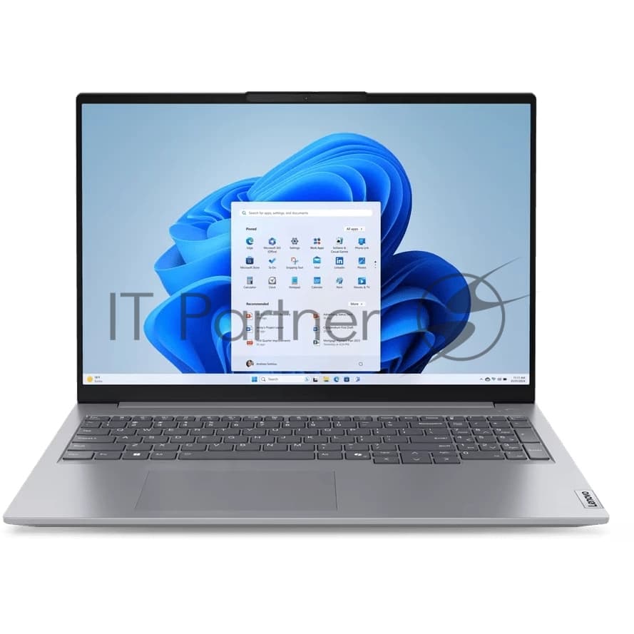 Ноутбук Lenovo Thinkbook 16 G7 IML/16"/IPS/ Intel Core Ultra 7 155H/8Gb/512Gb SSD/Intel Arc/noOS/серый/1.7kg