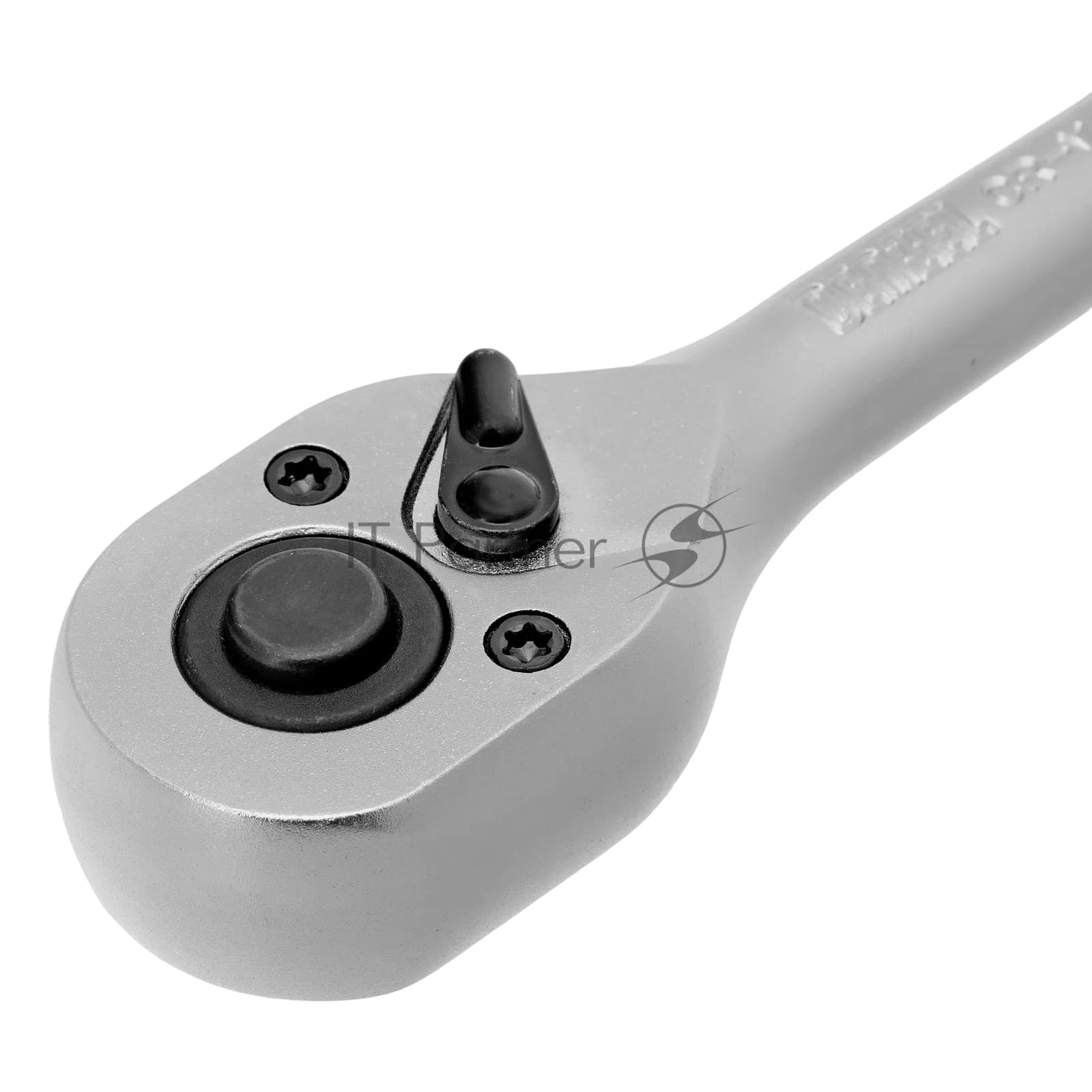 Ключ-трещотка Denzel 1/4", 90 зубьев, с быстрым сбросом, CrV