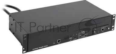 АВР ITK ATS-16-1U-0 1U 19" ввод: 1x2P+PE выход: 2x2P+PE16A черный