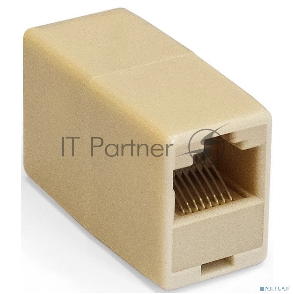 Модуль проходной ExeGate CP45-KJ-UC6 (RJ45-RJ45 формата Keystone Jack, Кат.6, неэкранированный)